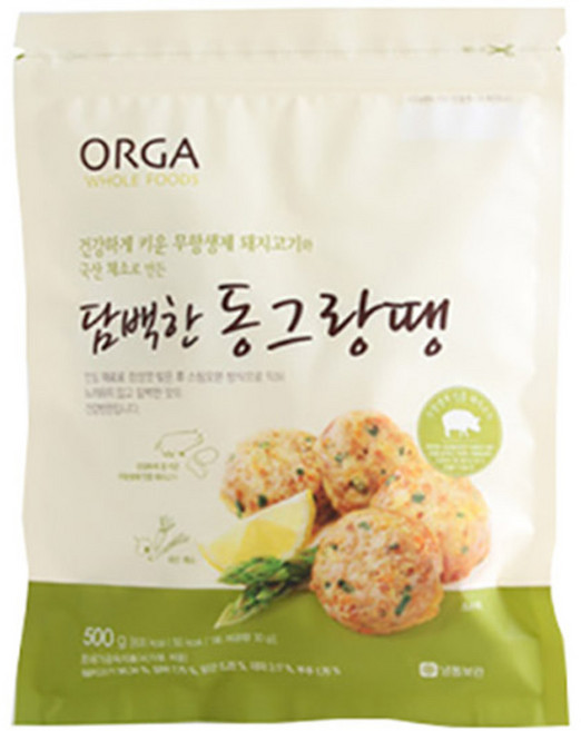 올가홀푸드 동그랑땡, 500g, 1개