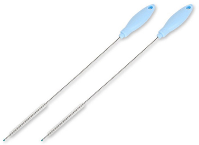 베이비앤아이 스트로우브러쉬, 2개, 블루