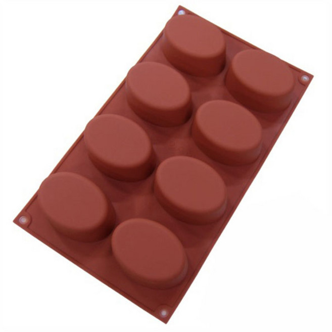 에스엘 실리콘 몰드 오발 8구, 1개