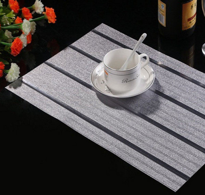 블럭마트 호텔식 방수 식탁매트, 골드펄, 45 x 30 cm, 2개