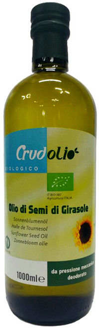 크루드올리오 유기농 해바라기유, 1L, 1개