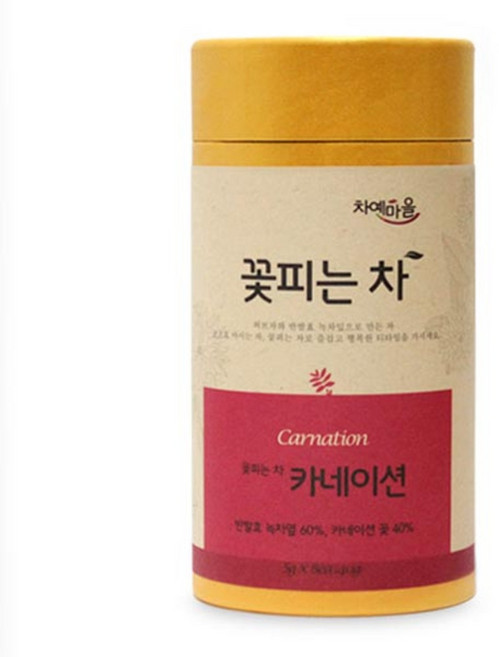 차예마을 꽃피는 차 카네이션, 5g, 8개입