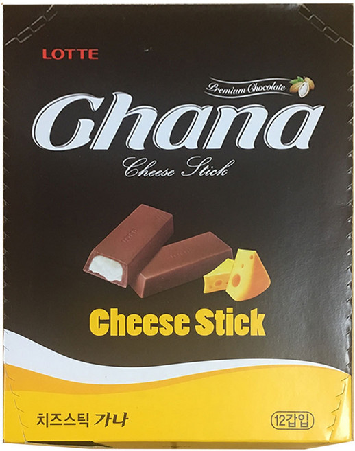롯데제과 가나 치즈스틱 초콜릿, 1.008kg, 1개