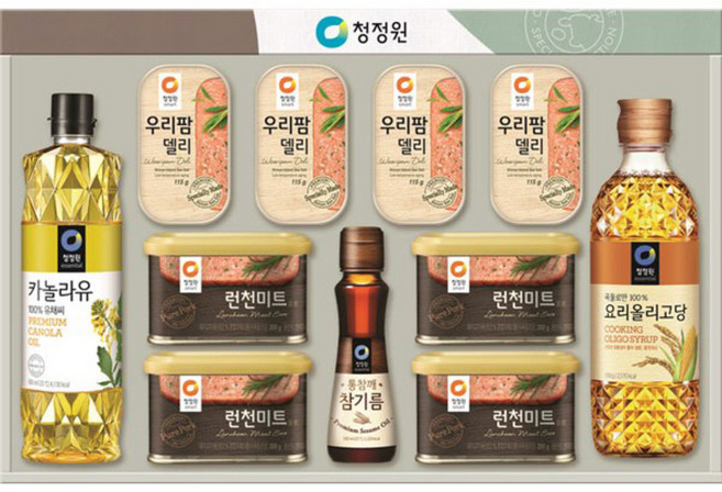 청정원 행복1호 돈육통조림세트, 1세트