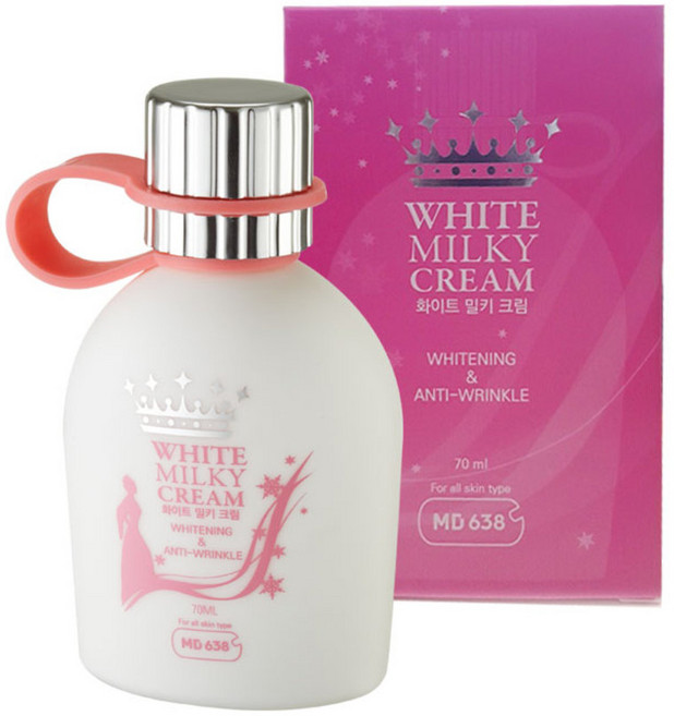 MD638 화이트 밀키 크림, 70ml, 1개