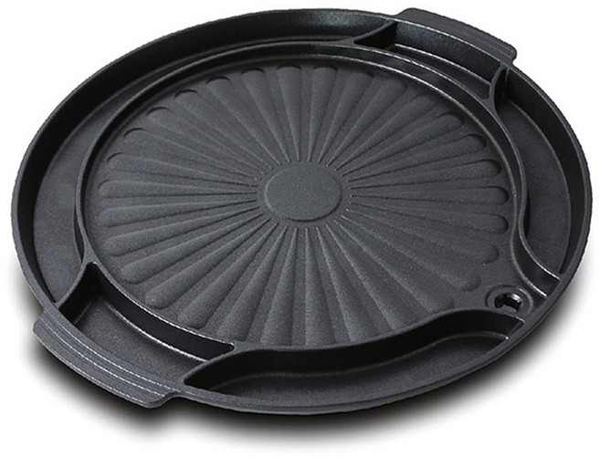 키친아트 스톤 계란찜 멀티원형 불판, 40 x 37 x 5 cm, 1개