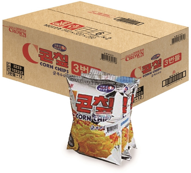 크라운 콘칲 3p, 69g, 12개