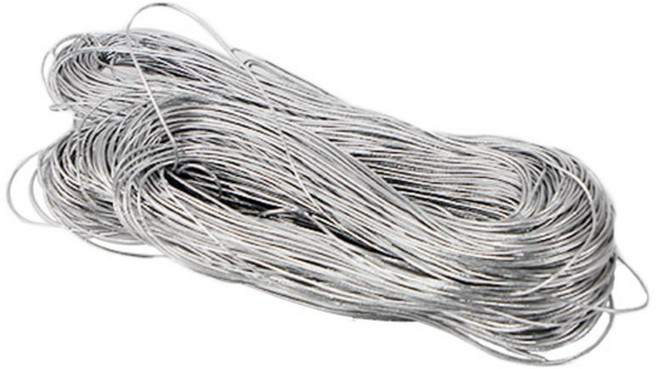 티나피크닉 선물 포장끈, 은색, 1개