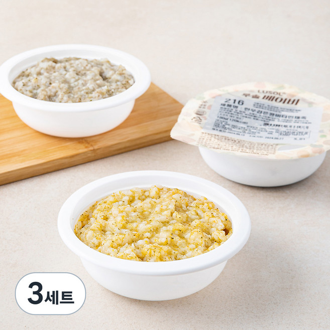루솔 이유식 2단계 중기 한우세트 (냉장), 540g, 3세트