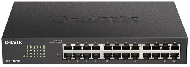 D-Link 友訊科技 24埠簡易網管型交換器 DGS-1100-24V2 280 x 180 x 44mm, 1台