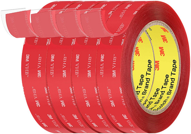 3M Scotch 雙面膠帶 透明 20mm 5m, 4個