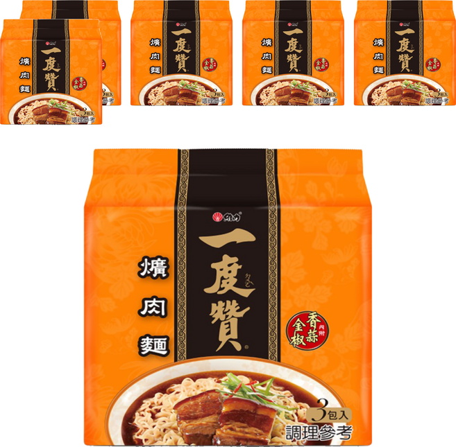 維力 一度贊 爌肉麵 200g, 18包