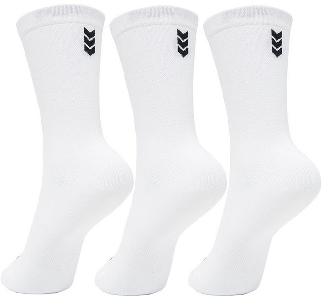 오투휠스 바이오맥스 스포츠 양말, 화이트, 3개