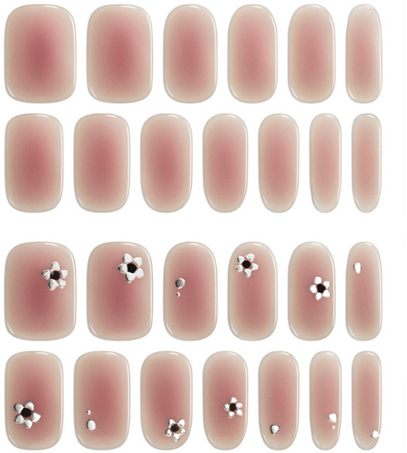 젤라또팩토리 플로리아 네일스티커 26p 세트, 1개, 핑크