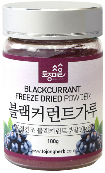 토종마을 블랙커런트 가루, 100g, 1개