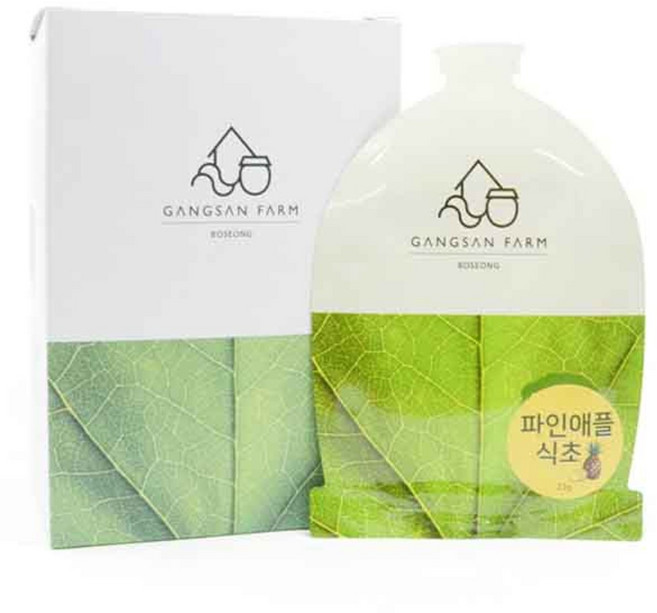 강산농원 파인애플 식초, 20개, 460g