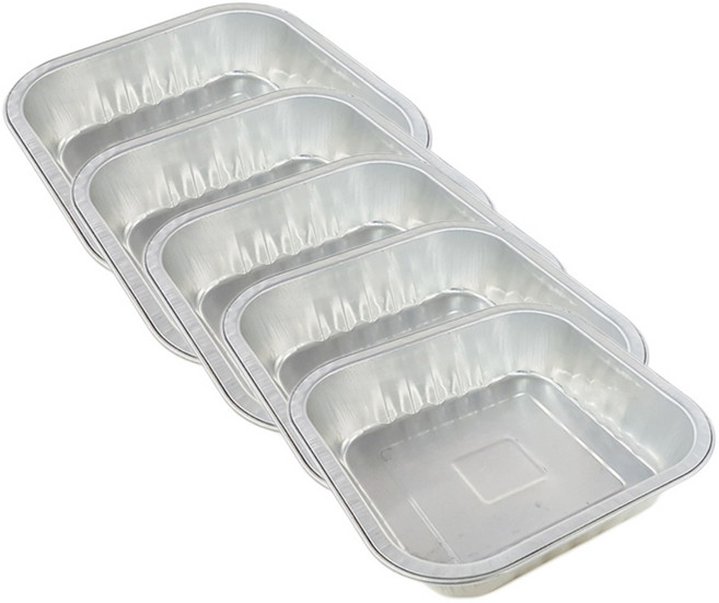 멀티렌지직화용기 사각 중 22.5 x 22.5 x 5 cm, 5개입, 1개