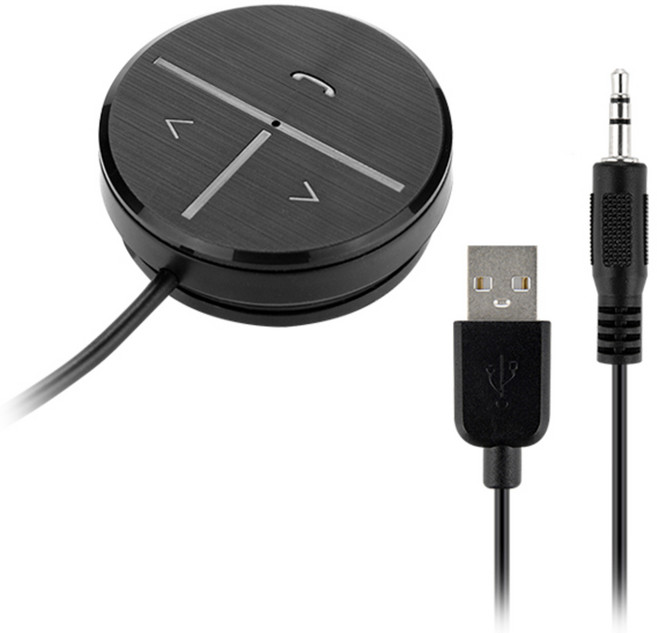 코시 버튼 차량용 블루투스 핸즈프리, AT1394BT, 블랙