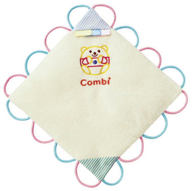 콤비 바스락타월 촉감놀이 헝겊 장난감, 혼합색상, 1개