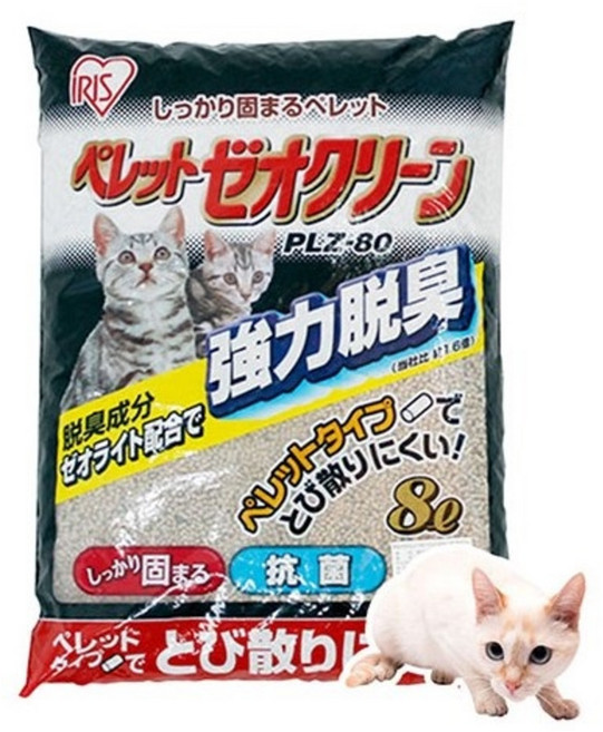 아이리스코리아 응고형 제오크린 벤토나이트 고양이모래, 8L, 1개