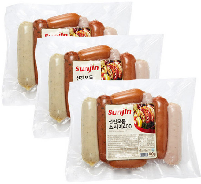 선진 모둠 소시지, 400g, 3개