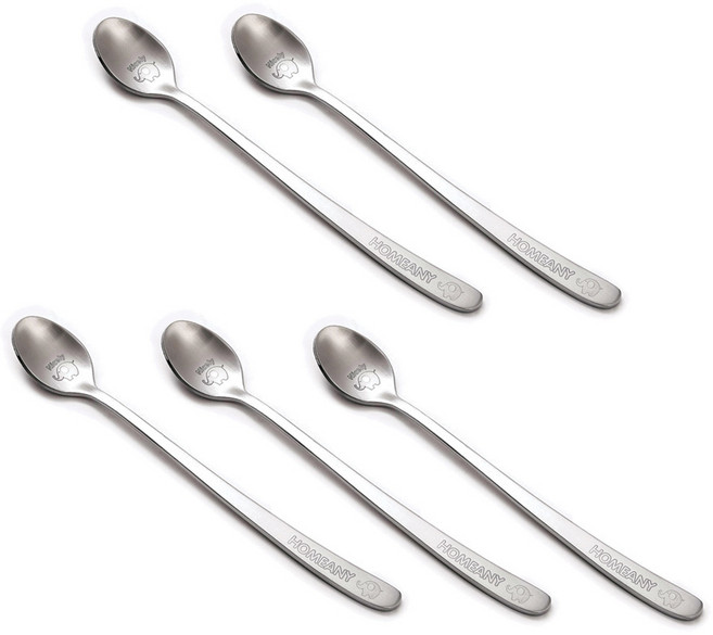 홈애니 중티스푼, 5개입, 코끼리