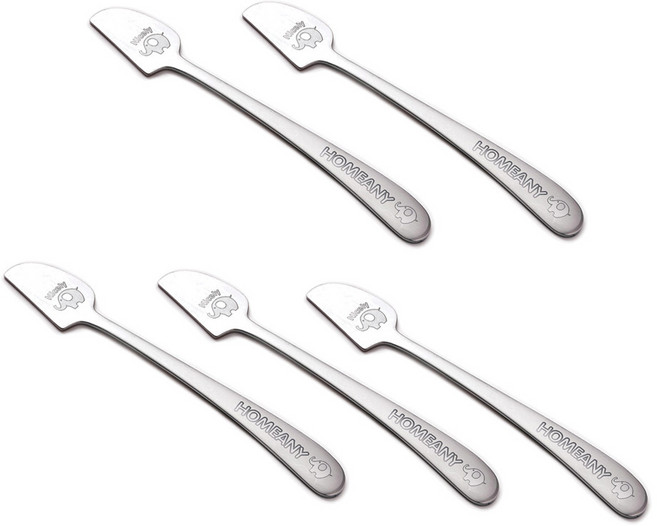 홈애니 버터나이프 대, 5개입, 코끼리