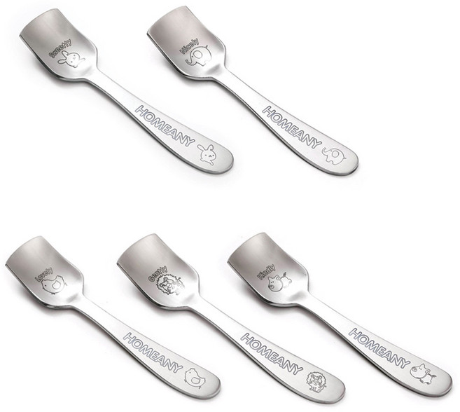 홈애니 아이스크림스푼 5종 세트, 1세트