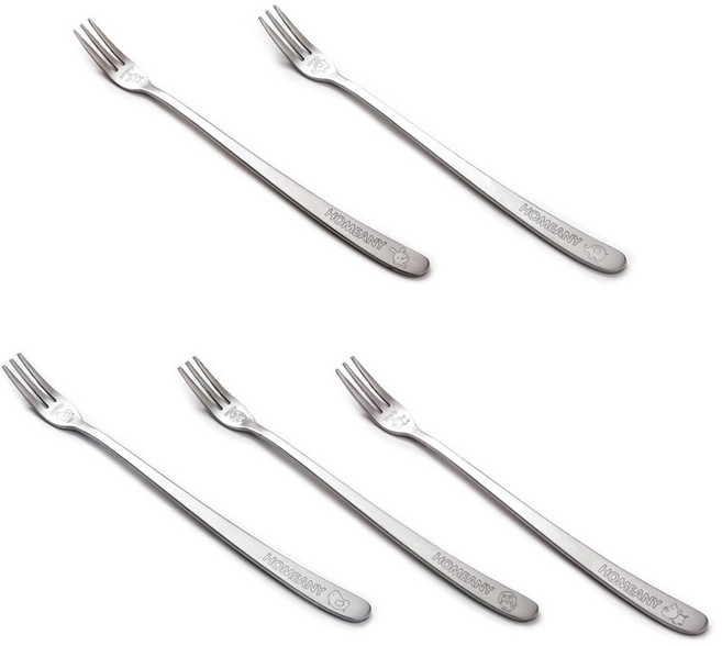 홈애니 중티포크 5종 세트, 1세트, 티포크 토끼 + 코끼리 + 병아리 + 사자 + 돼지