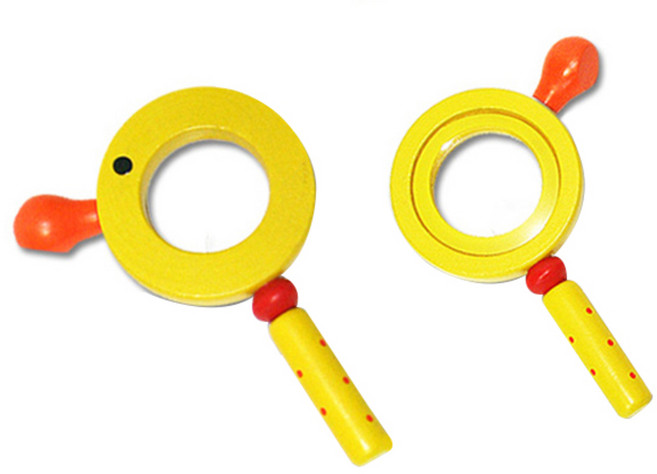 해피타운 우드캐릭터 돋보기, 오리, 1개