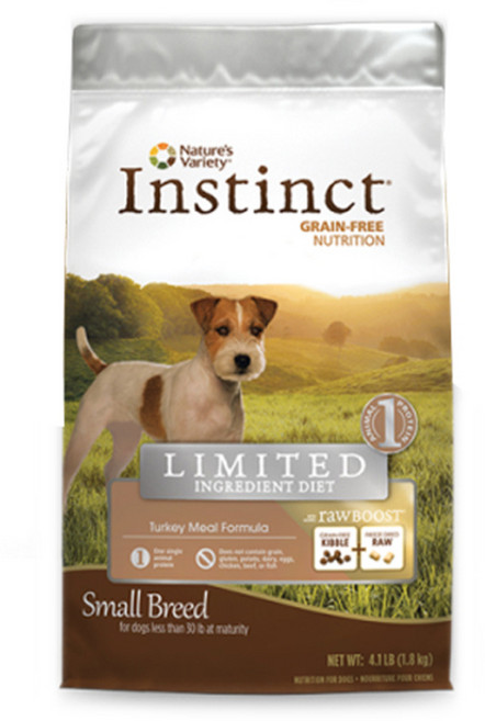 인스팅트 RBK 소형견용 LID 칠면조고기 독 키블 애견 사료, 1.8kg, 1개, 칠면조