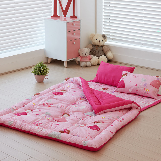 보드래 순면 유아 낮잠이불 분리형, 쁘띠걸