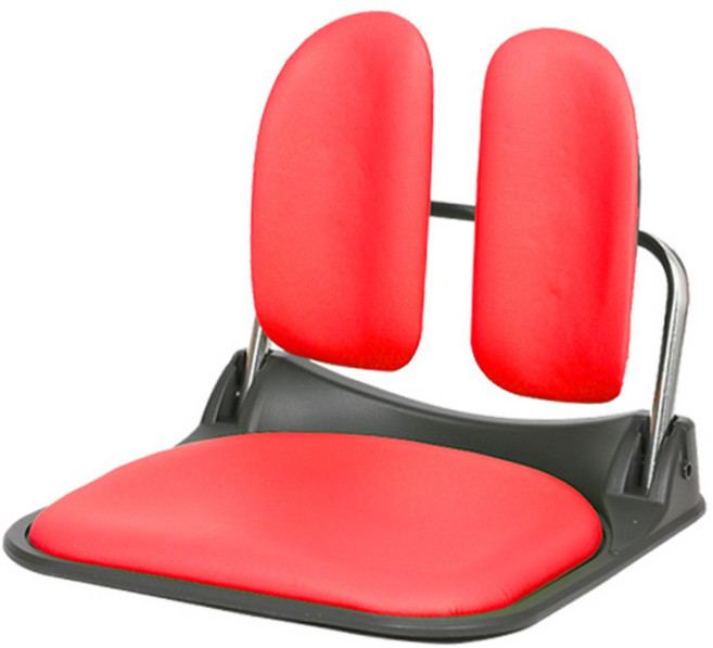 체어포커스 듀얼폴더 DF-925 접이식 좌식의자 인조가죽, 레드, 1개