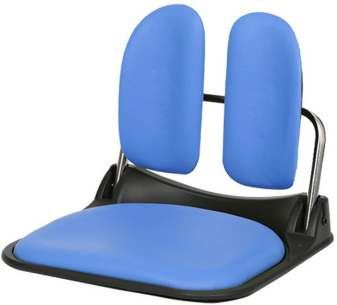 체어포커스 듀얼폴더 DF-925 접이식 좌식의자 인조가죽, 블루, 1개