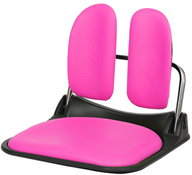 체어포커스 듀얼폴더 DF-925 접이식 좌식의자 인조가죽, 핑크, 1개