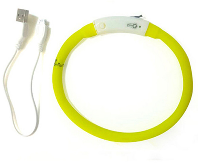 이지독 애견 LED 플래시 밴드 그린, 그린(중형), 1개