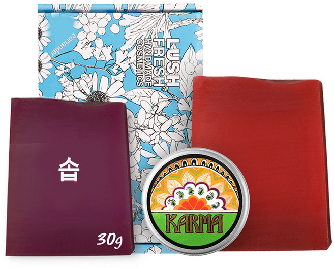 러쉬 매력발산 향수 선물세트 + 선물포장 랜덤 발송 + 솝 30g 랜덤 발송, 1세트