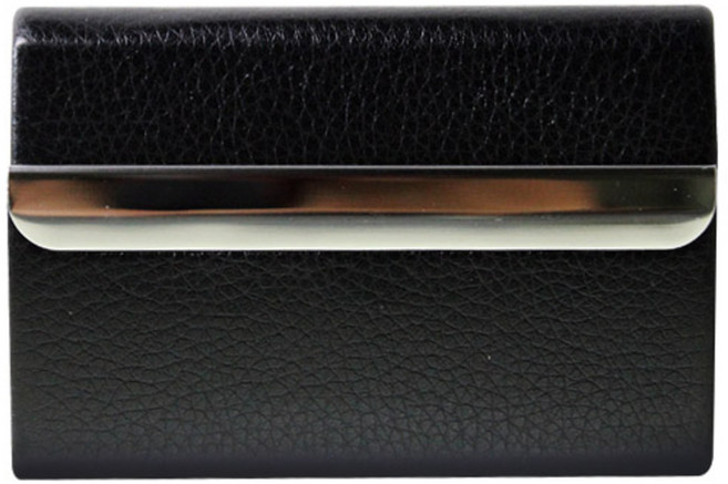 빅드림 양면 명함 케이스, 블랙, 1개