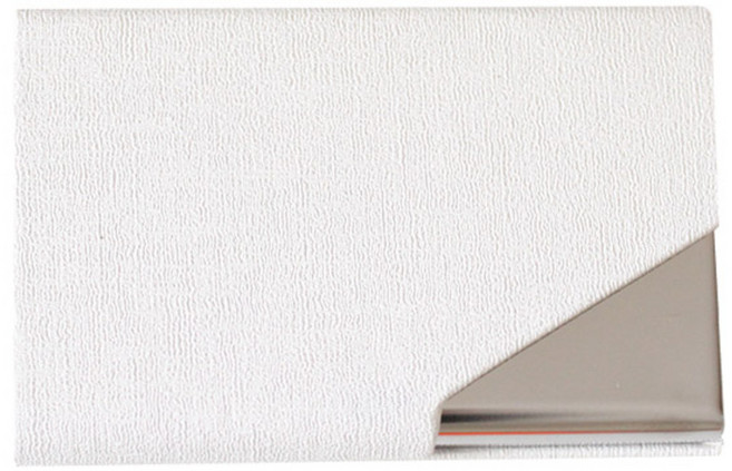 VIC 비즈니스 명함 케이스, 화이트, 1개