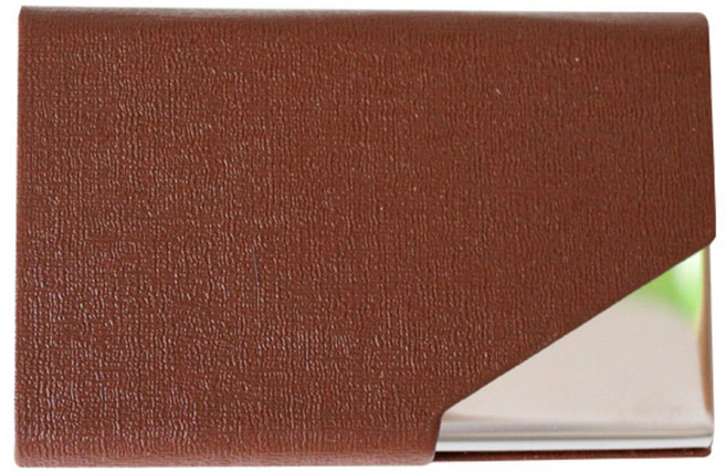 VIC 비즈니스 명함 케이스 브라운, 1개, 1개