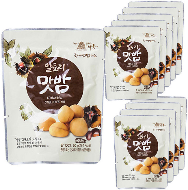 알토리 맛밤, 10개, 50g