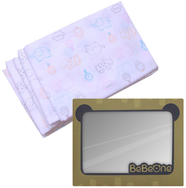 베베원 순면 이중 엠보 거즈 다용도타올 D세트 + 박스, 동물, 1개