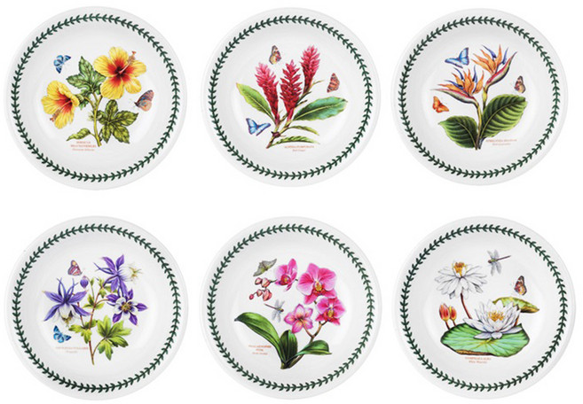 포트메리온 엑소틱 파스타볼 8인치, 혼합색상, 6개