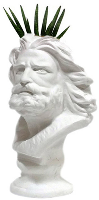 모리아트 인테리어 미니 석고상 화분, 히게, 1개