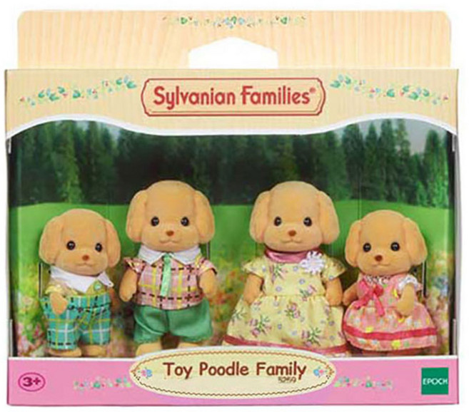 Sylvanian Families 森林家族 玩具貴賓狗家族, 1組