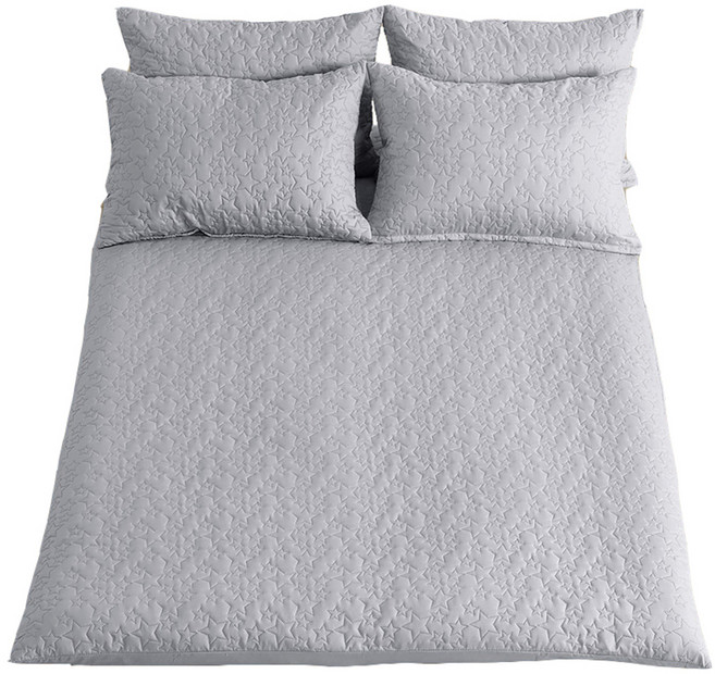 더자리 항균 마이크로 누빔 요커버, 밀키그레이