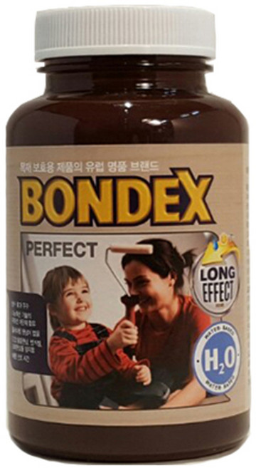 본덱스 수성 스테인 668 레드마호가니 250ml, 1개