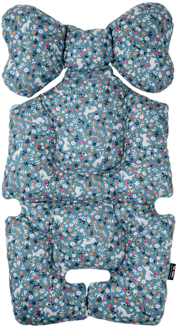 투토츠 에어라이너 유모차시트, 플로래빗 블루, 1개