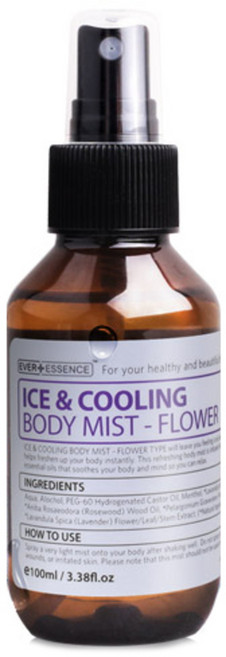아로마랩 아이스쿨링 바디미스트 플라워, 100ml, 1개