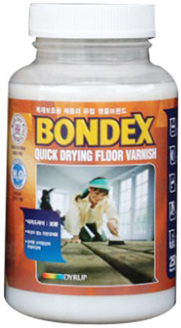 본덱스 퀵드라잉 PU바니쉬 투명계열 무광 250ml, 1개